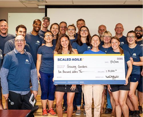 Scaled Agile donates 1% of its stock, 1% of its profit, and 1% of its time to humanitarian aid organizations around the world.