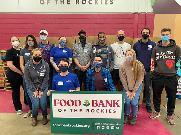 Food bank volunteer photo